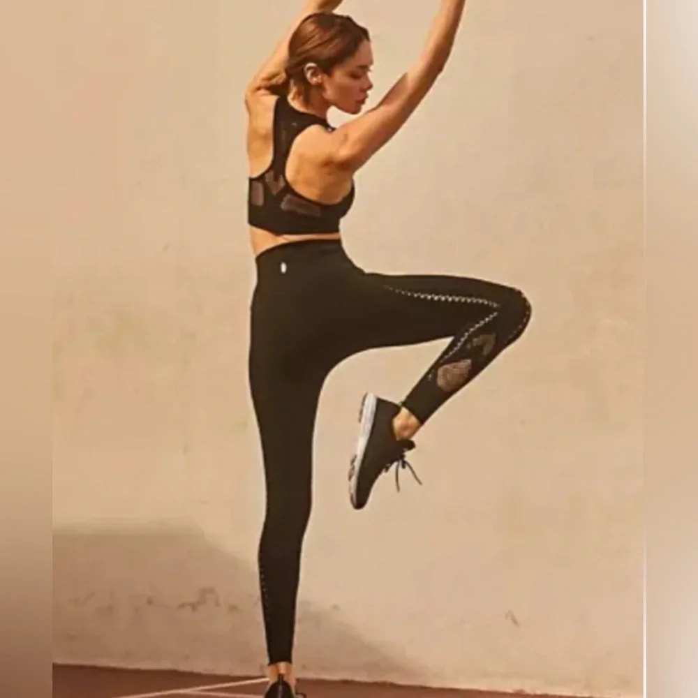 Free People High-Rise Full-Length Running Through My Mind Leggings - Picture 2 of 9